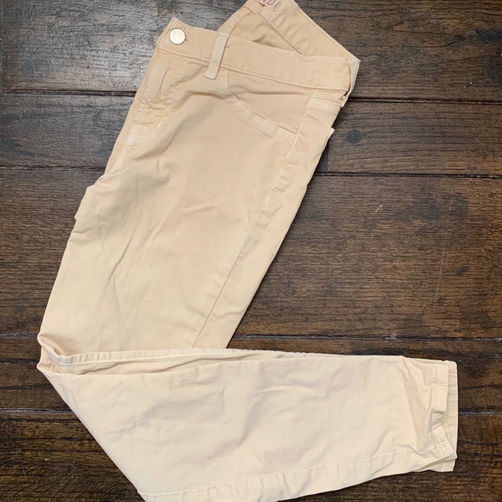 Khaki J Brand cropped jeans